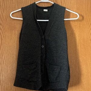 J Crew wool sweater vest. Size XS.